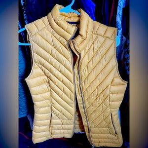 Joules Mustard Yellow Puffer Vest